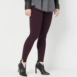 NWT Spanx ankle lenght ponte split hem leggings size petite M